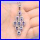 3-Ct-Lab-Created-Oval-Tanzanite-Cluster-Pendant-Set-14k-White-Gold-Plated-Silver-01-we