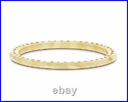 34mm 1.35ct Bead Set Diamond Bezel For Rolex Airking, Date Model 14ky