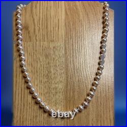 5 Sets of Vintage NATURAL REAL Pearl Necklaces 14k Yellow GOLD Clasp approx 16