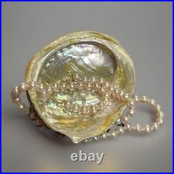5 Sets of Vintage NATURAL REAL Pearl Necklaces 14k Yellow GOLD Clasp approx 16
