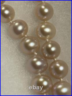5 Sets of Vintage NATURAL REAL Pearl Necklaces 14k Yellow GOLD Clasp approx 16