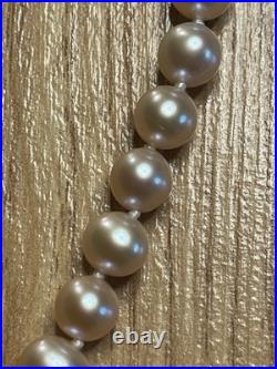 5 Sets of Vintage NATURAL REAL Pearl Necklaces 14k Yellow GOLD Clasp approx 16