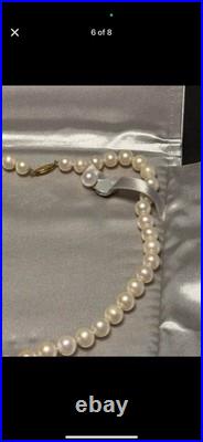 8-9mm Freshwater Cultured Pearl Necklace, Bracelet & Earrings in 14K White Gold 8-9mm Freshwater Cultured Pearl Necklace, Bracelet & Earrings in 14K White Gold