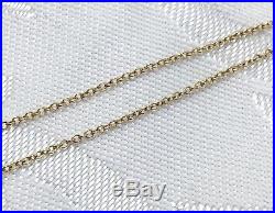 9ct Peridot Split Pearl Necklace Fancy Settings Quality London HMK 17