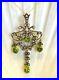 9ct-Solid-Gold-Real-Peridot-Seed-Pearl-Set-Lavalier-Pendant-01-hh