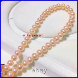 AAAAA 1810-11mm NATURAL south sea gold pink pearl SETS bracelet necklace 14K