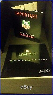 ALL PAPERS BOX TAG HEUER WJF1153 Steel 18K Gold Diamonds Mother Pearl FULL SET