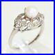 ANTIQUE-10K-WHITE-GOLD-PEARL-RING-CLAW-SETTING-W-DIA-4-8-g-size-8-5-Not-Scrap-01-dd