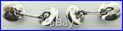 Asprey 18k White Gold Mother Of Pearl And Black Onyx Cufflinks Tuxedo Set