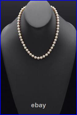 Akashi Pearl of Orient 14K Gold AAA Pearl Strand Necklace & Jacket Earrings