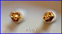 Akoya Enhanced Black Cultured Pearls-6-6.5mm -14kt Necklace & Earrings Set NIB