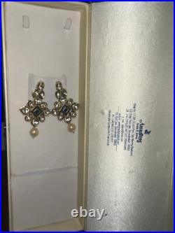 Amarsons Pearl And Fine Jewels Gold Necklace/ Earring Set Indian Fine Jewelry