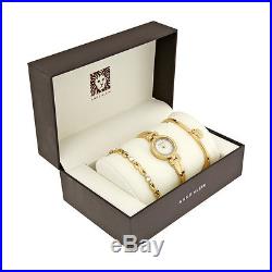Anne Klein Mother of Pearl Dial Ladies Watch and Bracelet Set 1868GBST