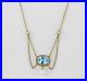 Antique-hallmarked-9ct-yellow-gold-necklace-set-with-blue-topaz-and-pearls-01-cme