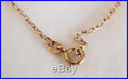 Art Nouveau 9ct gold pendant. Set with Aquamarine Gemstones & seed pearls. C1905