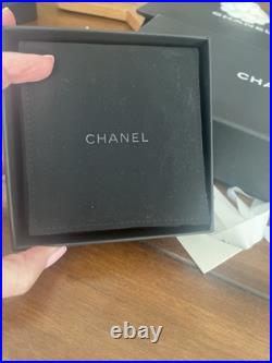 Authentic Chanel 24P Gold/Pearl White/Blue Bracelet NWT & box FULL set
