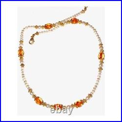 Baltic Amber Cultured Pearl Necklace Dangle Earrings Museum Collection