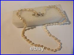 Baroque Freshwater Pearl 15 Necklace With 14k Gold Clasp & 6mm Pearl Earring Set