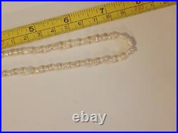 Baroque Freshwater Pearl 15 Necklace With 14k Gold Clasp & 6mm Pearl Earring Set