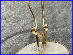 Beautiful 14K Yellow Gold and Blister Pearl Pendant and Earrings Set 16.6 Grams Beautiful 14K Yellow Gold and Blister Pearl Pendant and Earrings Set 16.6 Grams