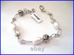 Brighton CONTEMPO PEARL Necklace-Earring-Bracelet Set (MSR$204) NWT/Pouch