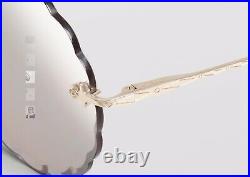 CHLOE ROSIE Pearl Flower 60mm Scalloped Sunglasses MSRP$590 Limited Edition SET
