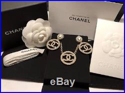 Chanel CC pearl necklace and earring matching set LOWEST PRICE IN EBAY