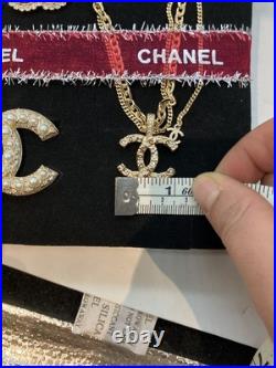 Chanel perfume Novelty VIP Gift Earring Jewellery Set New Pearl Gold
