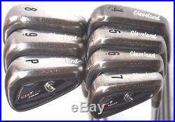 Cleveland CG7 Tour Black Pearl 4-PW iron set with Dynamic Gold S300 stiff shafts