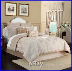 Croscill Pearl Champagne Gold 4-pc Queen Reversible Comforter Set Gold/Pearl