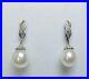 Cultured-Freshwater-Pearl-Diamonds-Set-In-Solid-14K-White-Gold-Earrings-NEW-01-mz