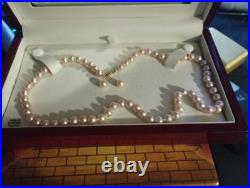 Cultured Freshwater Pearl Set 14k Gold