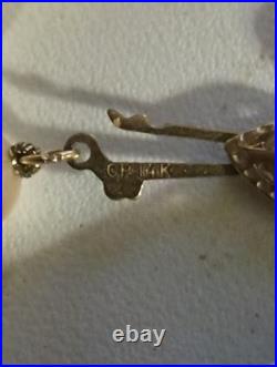 Cultured Freshwater Pearl Set 14k Gold