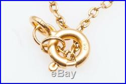 Designer $4000 7ct Natural BEZEL SET DROP Ruby 14k Yellow Gold 18 Necklace