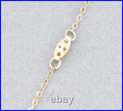 Diamond Pendant Past Present Future Pendant Bezel Set Diamond Necklace -14k