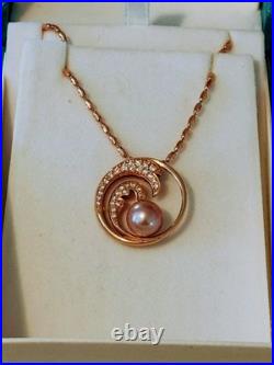 Diamond pearl set fine jewelry gold