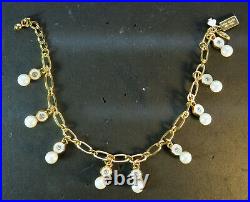 Double Pearl Gold Over Silver Complete Jewelry Set, Ring Size Adjustable