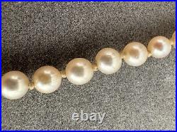 Dynasty Genuine Baby South Sea Pearl 10K Gold Necklace Earrings Set