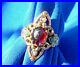 EXCITING-Nuoveau-Garnet-Pearl-Turquoise-Ring-Antique-Victorian-14k-Deco-Setting-01-cvvi