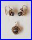 Exelent-Womens-s-Set-Natural-Black-Pearls-Gold-Earrings-Pendant-14KT-Hand-Made-01-hc