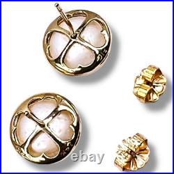 Fresh Water Pearl and Diamond 14k Yellow Gold Earrings & Pendant Jewelry Set 17