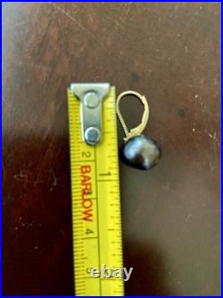 Freshwater Brown Pearl Set-Bracelet, 2 Pair Earrings&14K White Gold/Diamonds Ring