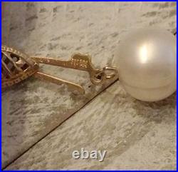 Freshwater Pearl 14k Gold Clasp Vintage Estate Necklace Bracelet Set Multicolor