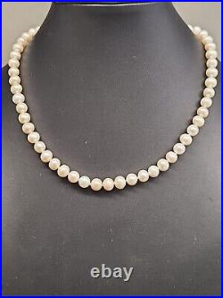 Freshwater Pearl And 14K Yellow Gold Necklace & Bracelet Set