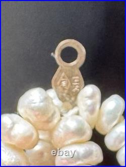 Freshwater Pearl & Gemstone 14k Gold Torsades 4 Strand Necklace And Bracelet Set