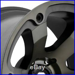 Fuel Beast Wheels Rims Tires 33 12.50 18 Method Fuel D564 Matte Black Dark Tint