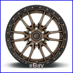 Fuel Bronze Wheels Rims Tires 33 12.50 18 Method Fuel Rebel
