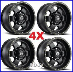 Fuel Wheels Rims Tires Black 33 12.50 18 33/12.50/18 Method Rhino 1500