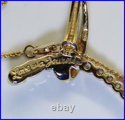 GORGEOUS Estate 14K Gold Ladies 1.65 Ct RB Diamond Necklace & Bracelet Set