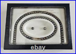 Genuine Freshwater Cultured Pearl Jewelry Set 18 Necklace, 7.5 Bracelet Genuine Freshwater Cultured Pearl Jewelry Set 18 Necklace, 7.5 Bracelet